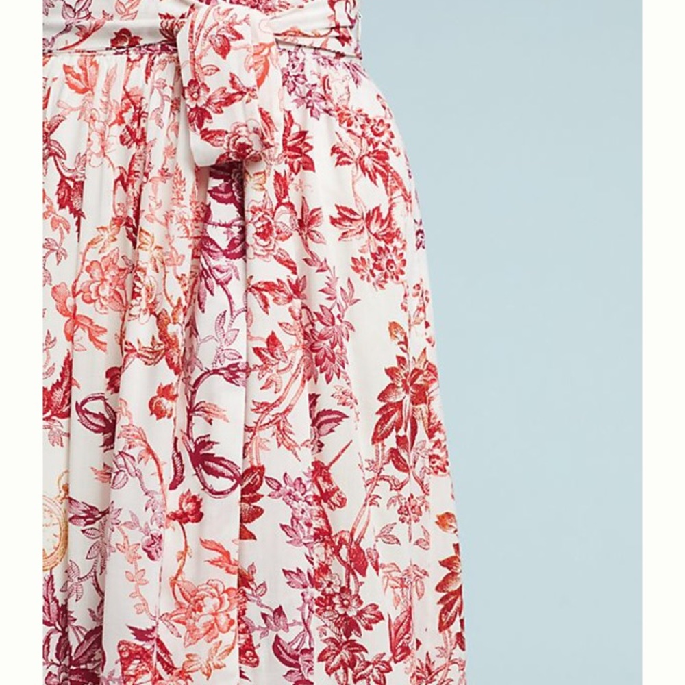 $118 Retail Anthropologie Staycation printed skirt
